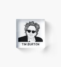 Tim Burton - Portrait Acrylic Block