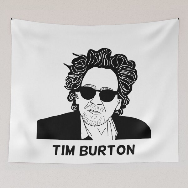 Artikelvorschau, Tim Burton - Porträt entworfen und verkauft von 8mmAttire.