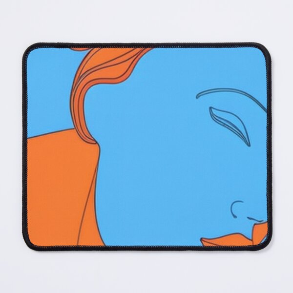 Item preview, Minimal Line Art of Woman with red hair | Continuous Abstract art of Woman with red hair designed and sold by PeonyPeak.
