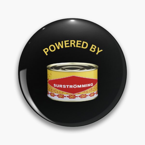Item preview, Powered by Surstromming, Swedish food, Sweden, Swedish fish, Willow Days designed and sold by avit1.