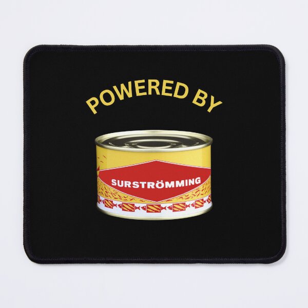 Item preview, Powered by Surstromming, Swedish food, Sweden, Swedish fish, Willow Days designed and sold by avit1.