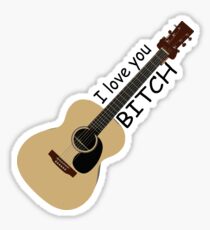 Ich liebe dich, Schlampe Sticker