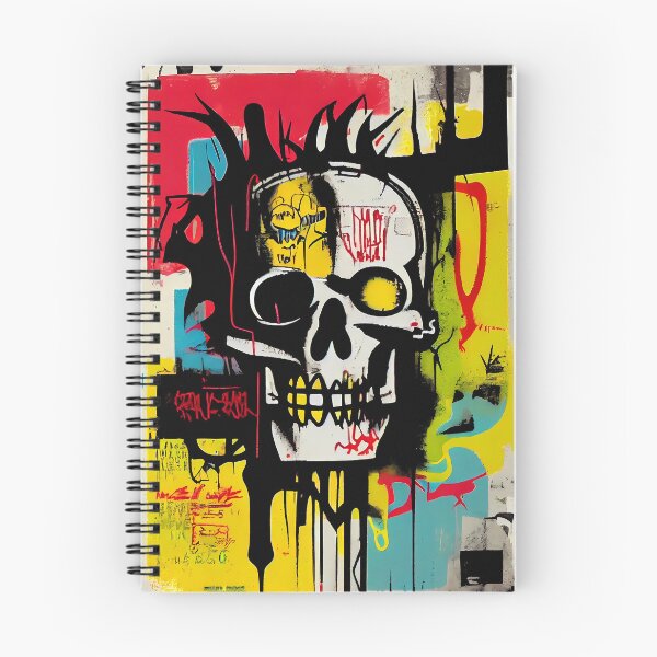 Item preview, Skull Graffiti Abstract Symphony - Neo Expressionism Graffiti Fusion Artwork designed and sold by ZickDezine.