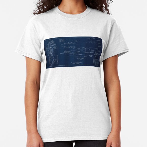 3 In. Field Rifle, Combination Fuse Drawing Classic T-Shirt