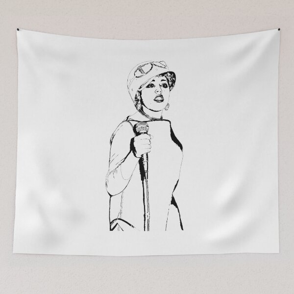 Item preview, Poly in Black and White designed and sold by Rasmenia.
