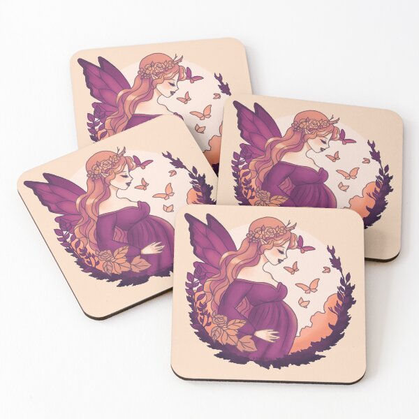 Item preview, Maternity Pregnant Butterfly Fairy Orange designed and sold by Jenna Wing-Hu.