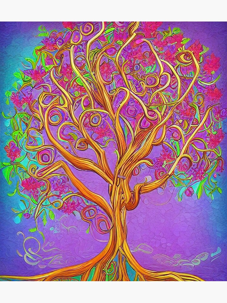 Wise Christmas Mystical Tree Poster for Sale by TheBigSadShop