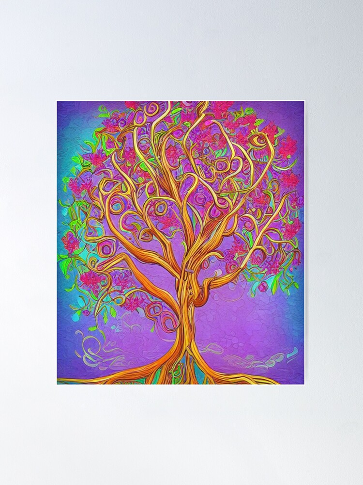 Wise Christmas Mystical Tree Poster for Sale by TheBigSadShop