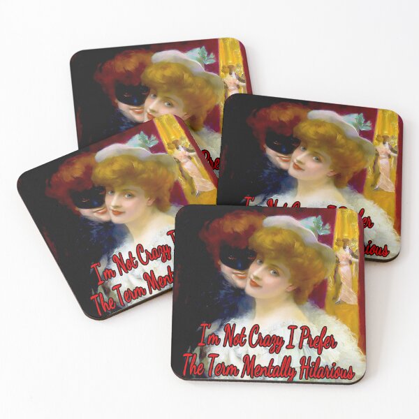 Item preview, I Prefer the Term Mentally Hilarious, Le Ball Masque by Albert Lynch designed and sold by KellysComColors.