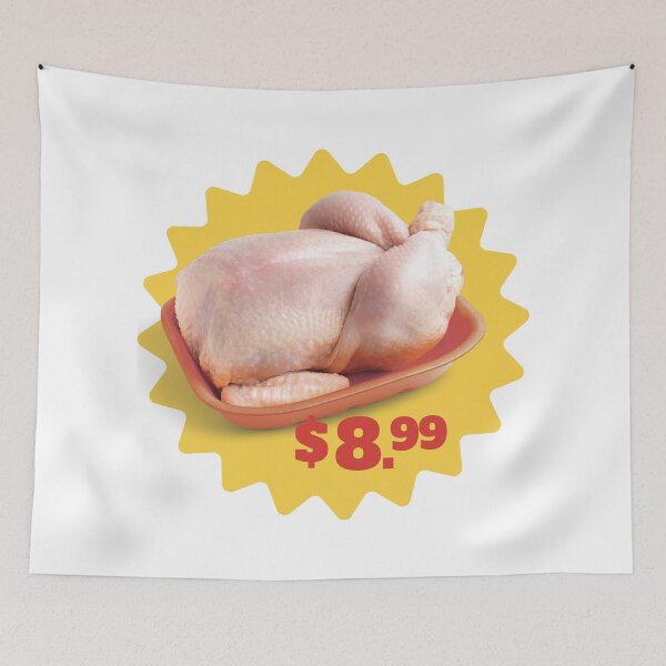 Item preview, Chicken Supermarket Ads designed and sold by thedarwin.