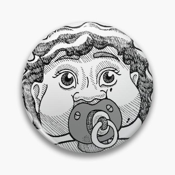 Item preview, Bebé torcido con chupete - Brujo alado designed and sold by absgeller.