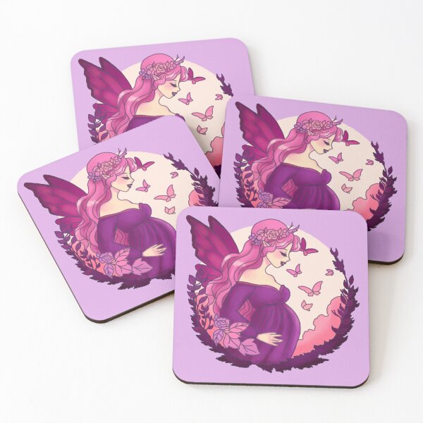 Item preview, Maternity Pregnant Butterfly Fairy Pink designed and sold by Jenna Wing-Hu.