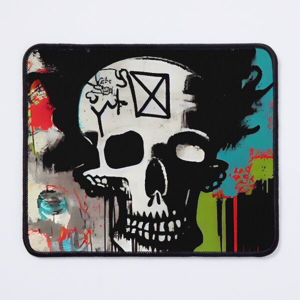 Item preview, Skull Graffiti Abstract Symphony - Neo Expressionism Graffiti Fusion Artwork designed and sold by ZickDezine.