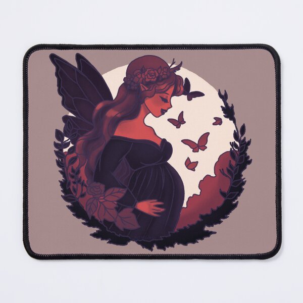Item preview, Maternity Pregnant Butterfly Fairy Red designed and sold by Jenna Wing-Hu.