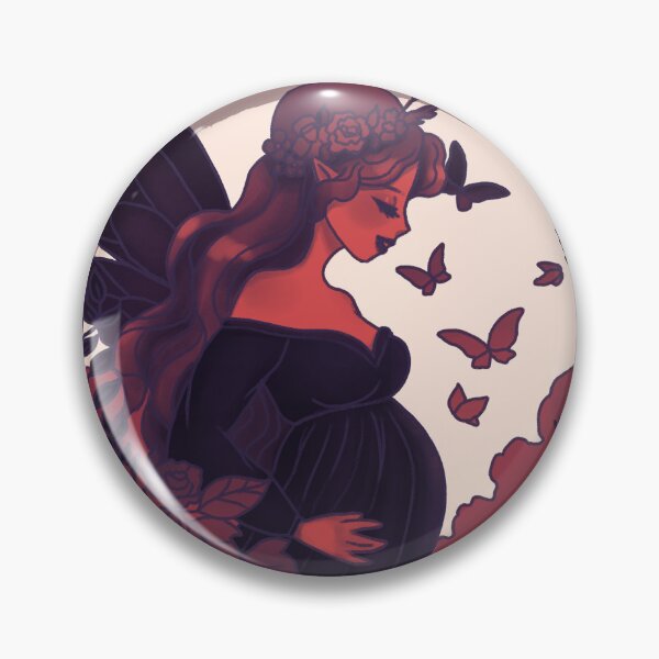 Item preview, Maternity Pregnant Butterfly Fairy Red designed and sold by Jenna Wing-Hu.