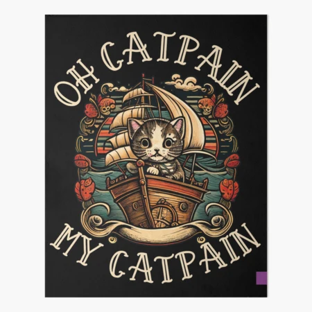 Dead Poets Society - O Captain My Captain Pin for Sale by