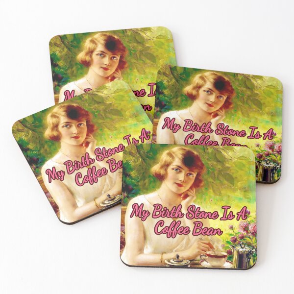 Item preview, My Birthstone is a Coffee Bean, Painting by Albert Lynch. designed and sold by KellysComColors.