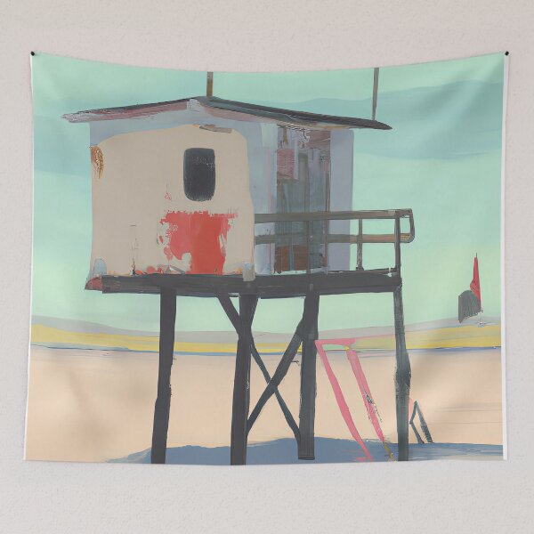 Item preview, Coastal Tranquility: AI-Crafted   Beach Decor for Your Home designed and sold by ArtPrintsAi.