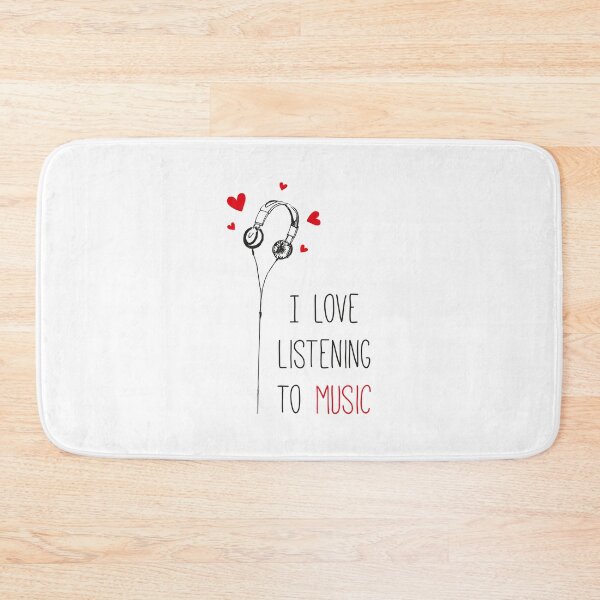 Item preview, I love listening to music designed and sold by dcreagraph.