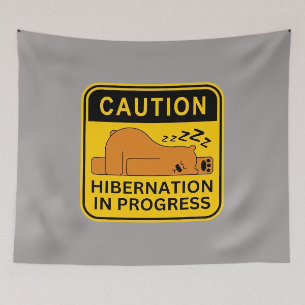 Item preview, Caution Hibernation designed and sold by AMERICANCHEEZ.