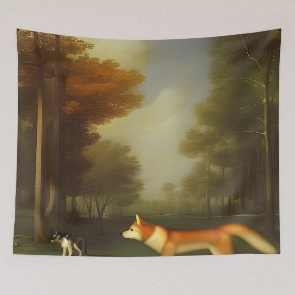 Artikelvorschau, Aquarell Husky. Matte Husky-Kunst. k entworfen und verkauft von Doggymadness.
