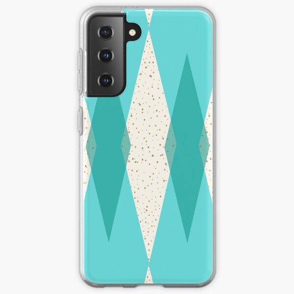 Mitte Jahrhundert moderne Argyle Samsung Galaxy Flexible Hülle