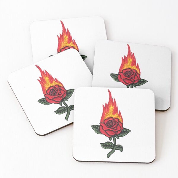 Item preview, Fire Burning Red Rose designed and sold by classthetic.