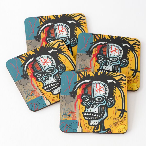 Item preview,  Skull Graffiti Abstract Symphony - Neo Expressionism Graffiti Fusion Artwork designed and sold by ZickDezine.