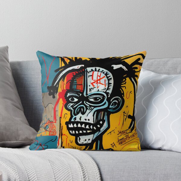 Item preview,  Skull Graffiti Abstract Symphony - Neo Expressionism Graffiti Fusion Artwork designed and sold by ZickDezine.