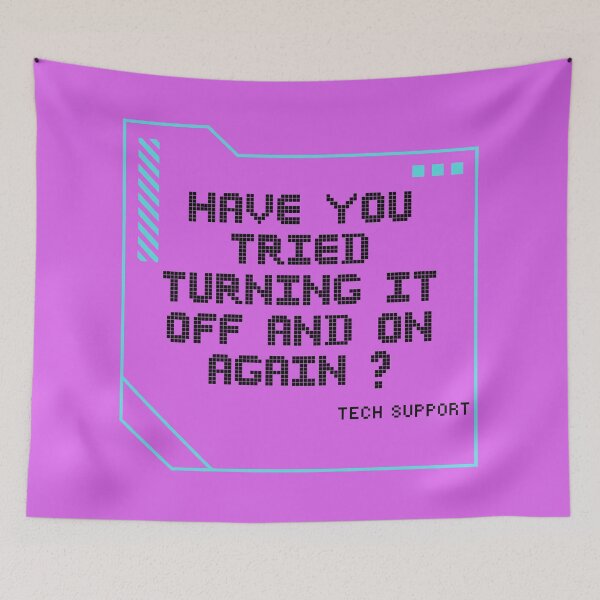Item preview, Have You Tried Turning It Off And On Again ? designed and sold by funkycoolshirts.