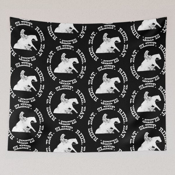 Item preview, EAT SLEEP RIDE - Reining Horse Inverse designed and sold by Stuffnthingz.