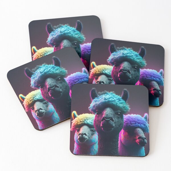 Artikelvorschau, Three Cool Alpacas _ Alpacalypse #1 entworfen und verkauft von Artistic Pandas.