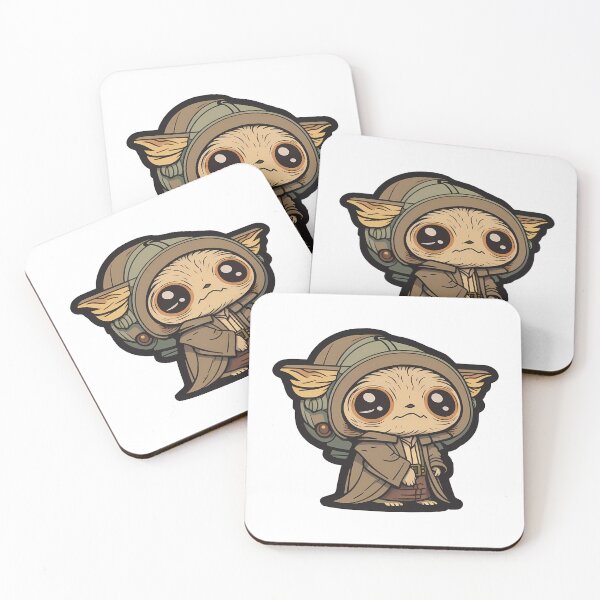 Item preview, Cute Big Eyed Hooded Forest Druid designed and sold by Stepultura.