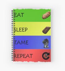 Cuaderno de espiral La supervivencia de la ARCA evolucionó - COMER A REPETIR EL NOMBRE DEL SUEÑO