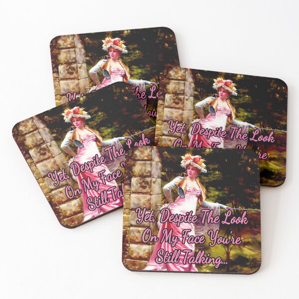 Item preview, Yet, Despite the look on my Face You’re still Talking, In the Garden by Frederic Soulacroix designed and sold by KellysComColors.