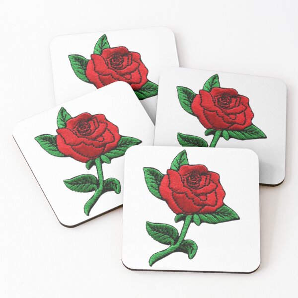 Item preview, Red Rode Embroided Patch designed and sold by classthetic.