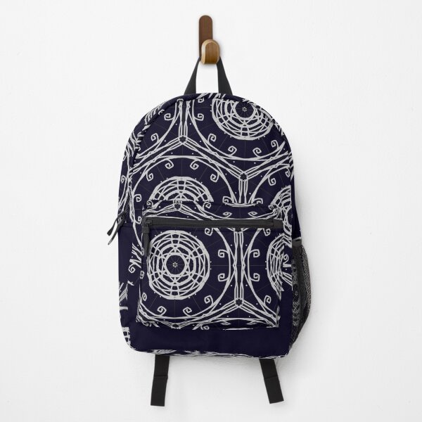Item preview, Kaleidoscope Arcs On Deep Blues designed and sold by aylastyle.