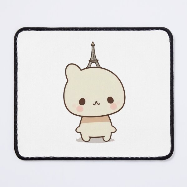 Item preview, Cute chibi kawaii eiffel tower character designed and sold by ChibiInstant.