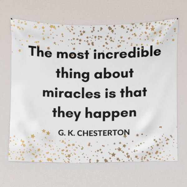 Item preview, G. K. Chesterton Quote designed and sold by Saltarc.