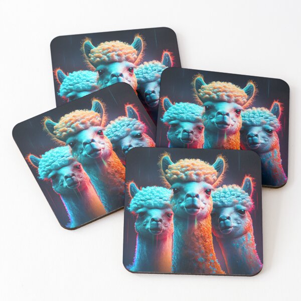 Artikelvorschau, Three Cool Alpacas _ Alpacalypse #6 entworfen und verkauft von Artistic Pandas.