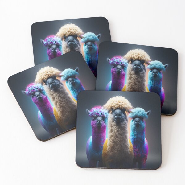 Artikelvorschau, Three Cool Alpacas _ Alpacalypse #7 entworfen und verkauft von Artistic Pandas.