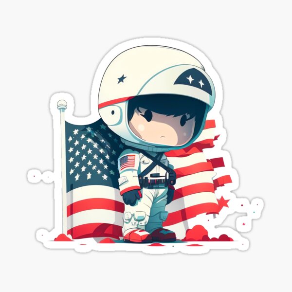 Item preview, Independence Day cute chibi kawaii designed and sold by ChibiInstant.