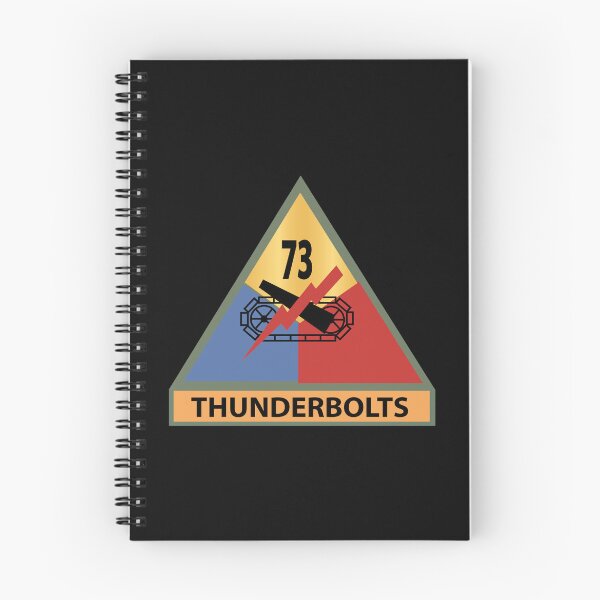 Item preview, Army - 73rd Tank Battalion -Thunderbolts w SSI Name Tape X 300 designed and sold by Military Insignia Products.