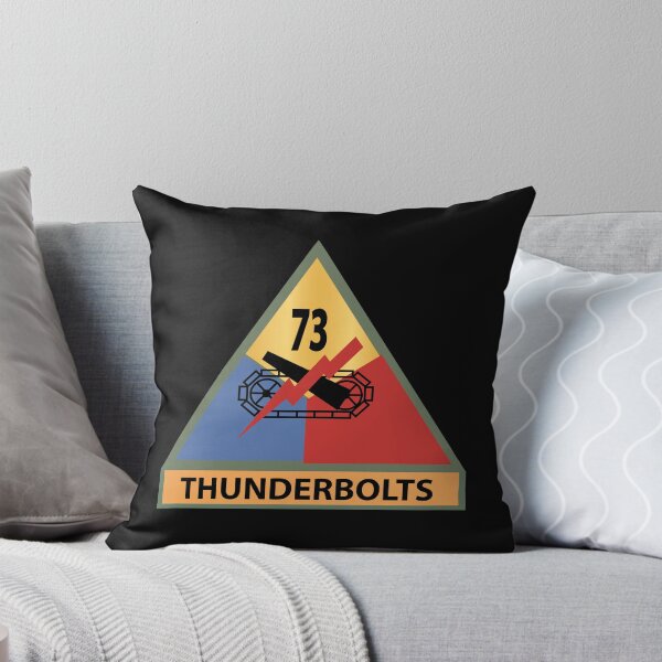 Item preview, Army - 73rd Tank Battalion -Thunderbolts w SSI Name Tape X 300 designed and sold by Military Insignia Products.