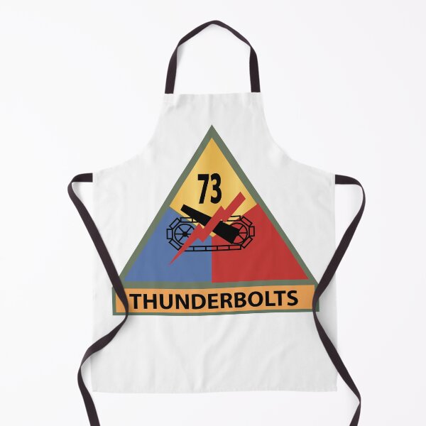 Item preview, Army - 73rd Tank Battalion -Thunderbolts w SSI Name Tape X 300 designed and sold by Military Insignia Products.