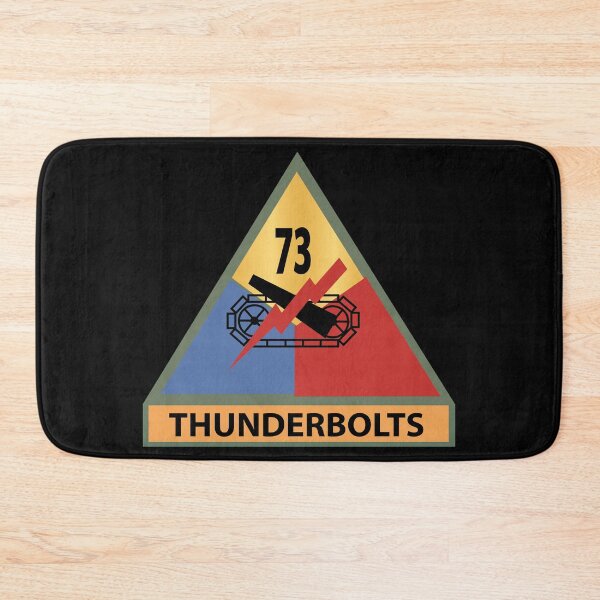 Item preview, Army - 73rd Tank Battalion -Thunderbolts w SSI Name Tape X 300 designed and sold by Military Insignia Products.