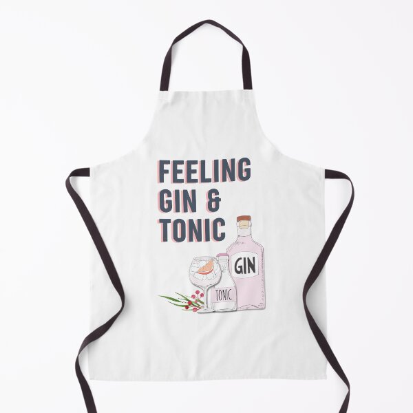 Item preview, Feeling gin and tonic funny cocktail quote designed and sold by oyptjewellery.