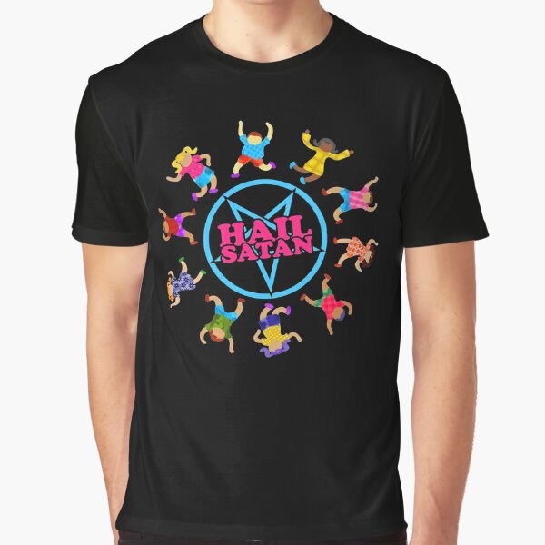 satan pentagram t shirt