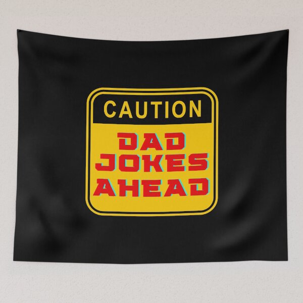 Item preview, Caution Dad Jokes Ahead, dad jokes, fathers day Classic T-Shirt designed and sold by YouSsefHN05.