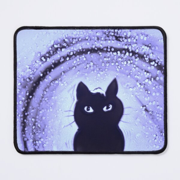 Item preview, Snow Cat Sand Art Blue designed and sold by sandexperiment.